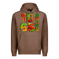 Chestnut 1865 juneteenth Premium Hoodie - AdoDesignShop