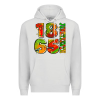 Dove Grey 1865 juneteenth Premium Hoodie - AdoDesignShop