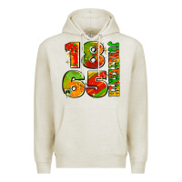 Oatmeal Heather 1865 juneteenth Premium Hoodie - AdoDesignShop