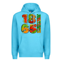 Ocean Blue 1865 juneteenth Premium Hoodie - AdoDesignShop