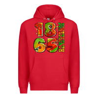 Red 1865 juneteenth Premium Hoodie - AdoDesignShop