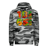 Slate Camo 1865 juneteenth Premium Hoodie - AdoDesignShop