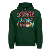 Forest Green it takes a lot of sparkle to be a cna Urban Hoodie - JahusDesignShop