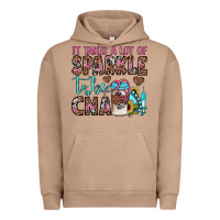 Pigment Burro it takes a lot of sparkle to be a cna Urban Hoodie - JahusDesignShop