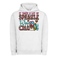 Pigment Lunar Rock it takes a lot of sparkle to be a cna Urban Hoodie - JahusDesignShop