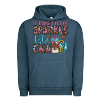 Pigment Midnight Navy it takes a lot of sparkle to be a cna Urban Hoodie - JahusDesignShop