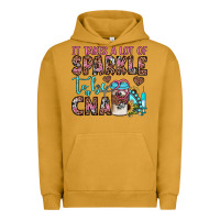 Pigment Peanut Butter it takes a lot of sparkle to be a cna Urban Hoodie - JahusDesignShop