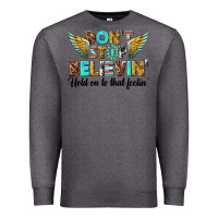 Charcoal Heather dont stop believing Premium Sweatshirt - texasbilliewilder