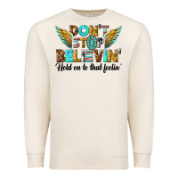 Sandshell dont stop believing Premium Sweatshirt - texasbilliewilder