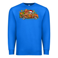 True Royal christmas gingerbread truck Premium Sweatshirt - Zillion Design Studio