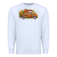 White christmas gingerbread truck Premium Sweatshirt - Zillion Design Studio
