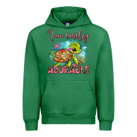 Emerald i am turtley adorable Urban Hoodie - AdoDesignShop