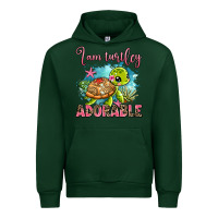 Forest Green i am turtley adorable Urban Hoodie - AdoDesignShop