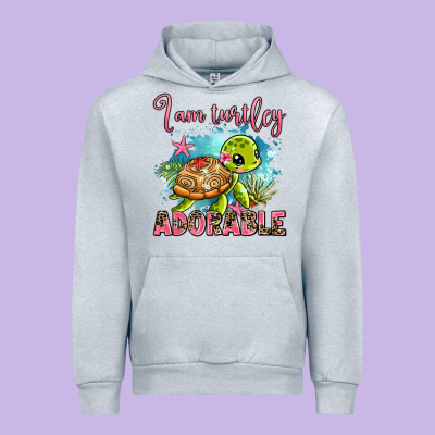 I Am Turtley Adorable Urban Hoodie Designed By Adodesignshop