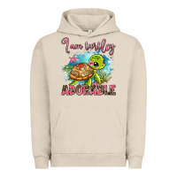 Pigment French Oak i am turtley adorable Urban Hoodie - AdoDesignShop