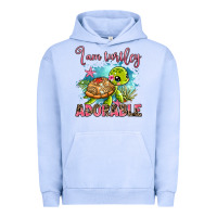 Pigment Grape Ice i am turtley adorable Urban Hoodie - AdoDesignShop