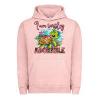 Pigment Salmon i am turtley adorable Urban Hoodie - AdoDesignShop