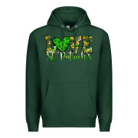 Sports Green love st patrick s heart Premium Hoodie - JahusDesignShop