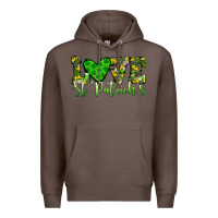 Coffee love st patrick s heart Premium Hoodie - JahusDesignShop