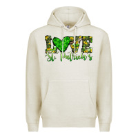 Oatmeal Heather love st patrick s heart Premium Hoodie - JahusDesignShop
