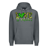 Rock love st patrick s heart Premium Hoodie - JahusDesignShop