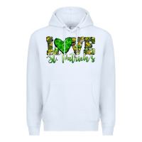 White love st patrick s heart Premium Hoodie - JahusDesignShop