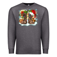 Charcoal Heather army christmas Premium Sweatshirt - Zillion Design Studio