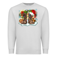 Dove Grey army christmas Premium Sweatshirt - Zillion Design Studio