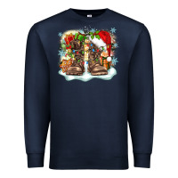Navy army christmas Premium Sweatshirt - Zillion Design Studio
