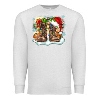 Oatmeal Heather army christmas Premium Sweatshirt - Zillion Design Studio