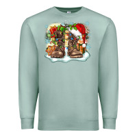 Seafoam army christmas Premium Sweatshirt - Zillion Design Studio