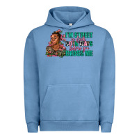 Pigment Pebble Blue i am street so look both ways before you cross me Urban Hoodie - AdoDesignShop