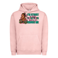 Pigment Salmon i am street so look both ways before you cross me Urban Hoodie - AdoDesignShop