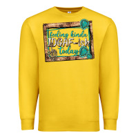 Lemon feeling kinda idgafish today Premium Sweatshirt - texasbilliewilder
