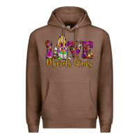 Chestnut love mardi gras gnome Premium Hoodie - JahusDesignShop
