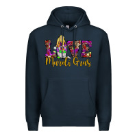 Navy love mardi gras gnome Premium Hoodie - JahusDesignShop
