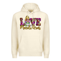 Sandshell love mardi gras gnome Premium Hoodie - JahusDesignShop