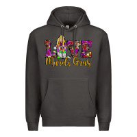 Smoke love mardi gras gnome Premium Hoodie - JahusDesignShop