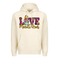 Tofu love mardi gras gnome Premium Hoodie - JahusDesignShop