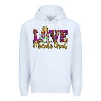 White love mardi gras gnome Premium Hoodie - JahusDesignShop