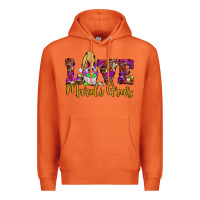 Carrot love mardi gras gnome Premium Hoodie - JahusDesignShop