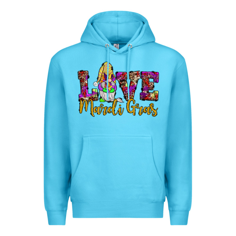 Love Mardi Gras Gnome Premium Hoodie by JahusDesignShop | Teevron