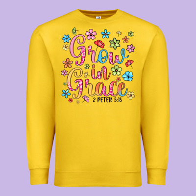 Premium Sweatshirt grow in grace