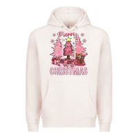 Pale Pink pink merry christmas bbs Premium Hoodie - BundleAndBundleShop