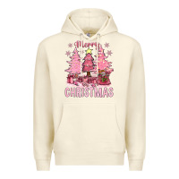 Sandshell pink merry christmas bbs Premium Hoodie - BundleAndBundleShop