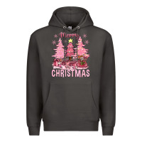Smoke pink merry christmas bbs Premium Hoodie - BundleAndBundleShop