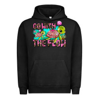 Pigment Black go with the flow Urban Hoodie - AdoDesignShop