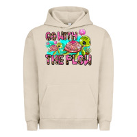 Pigment French Oak go with the flow Urban Hoodie - AdoDesignShop