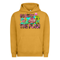 Pigment Peanut Butter go with the flow Urban Hoodie - AdoDesignShop