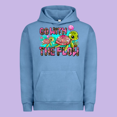 Go With The Flow Urban Hoodie Designed By Adodesignshop